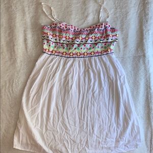 White and Neon Dress